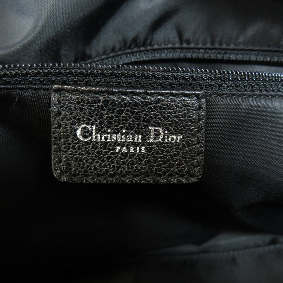 Christian Dior Trotter Pattern Rose Embroidery Handbag Canvas - Picture 5 of 8